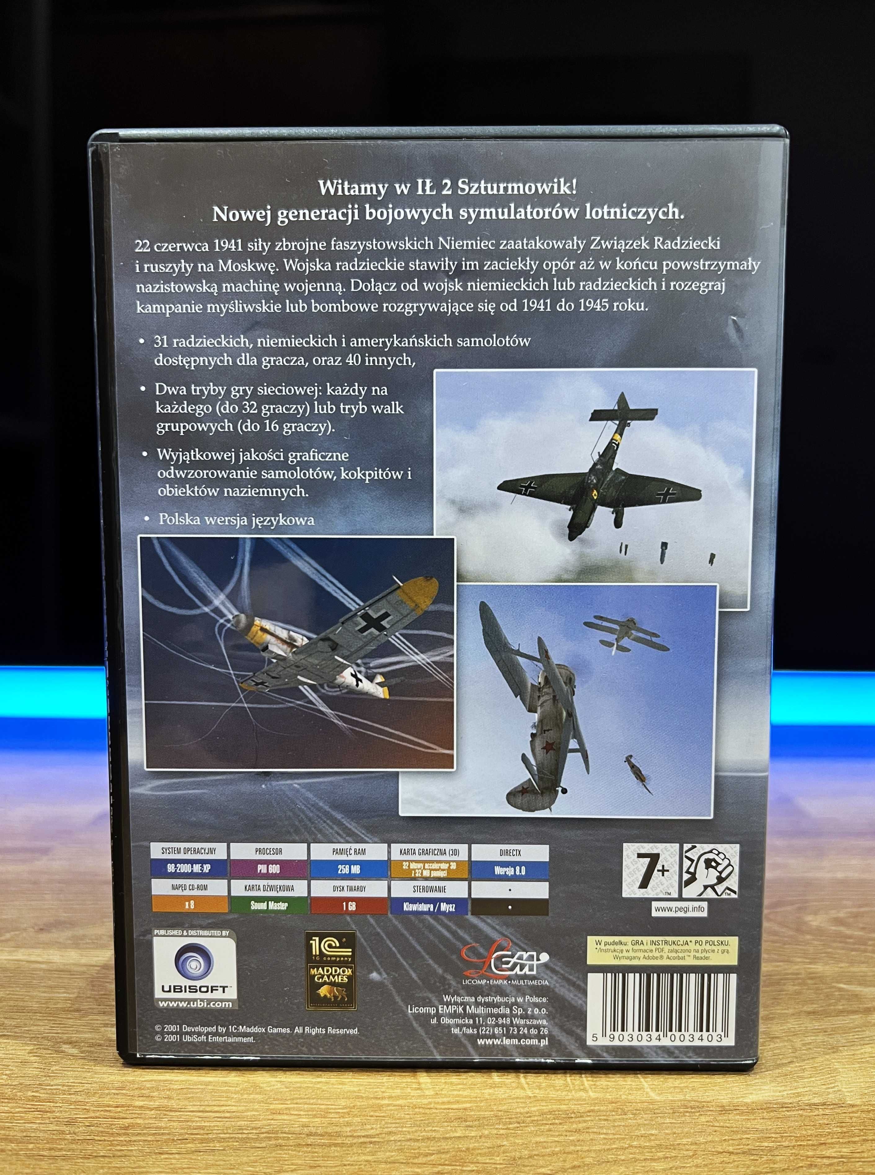 IL-2 Sturmovik (PC PL 2001) DVD BOX polskie wydanie