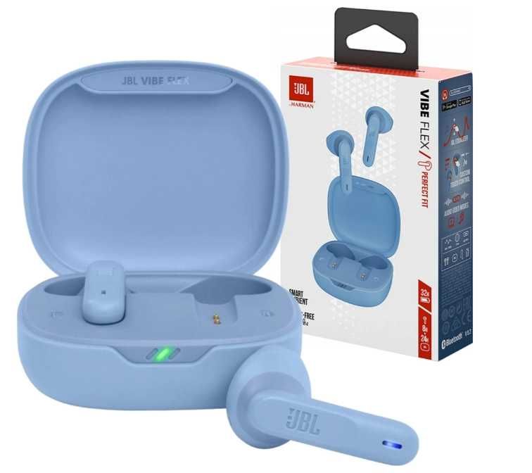 Słuchawki douszne JBL VIBE FLEX Niebieskie