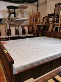 Drewniane łóżko, sypialnia 160x200 cm
