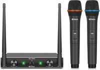 Zestaw mikrofonów bezprzewodowych Debra Audio AU200 2-kanałowy Karaoke