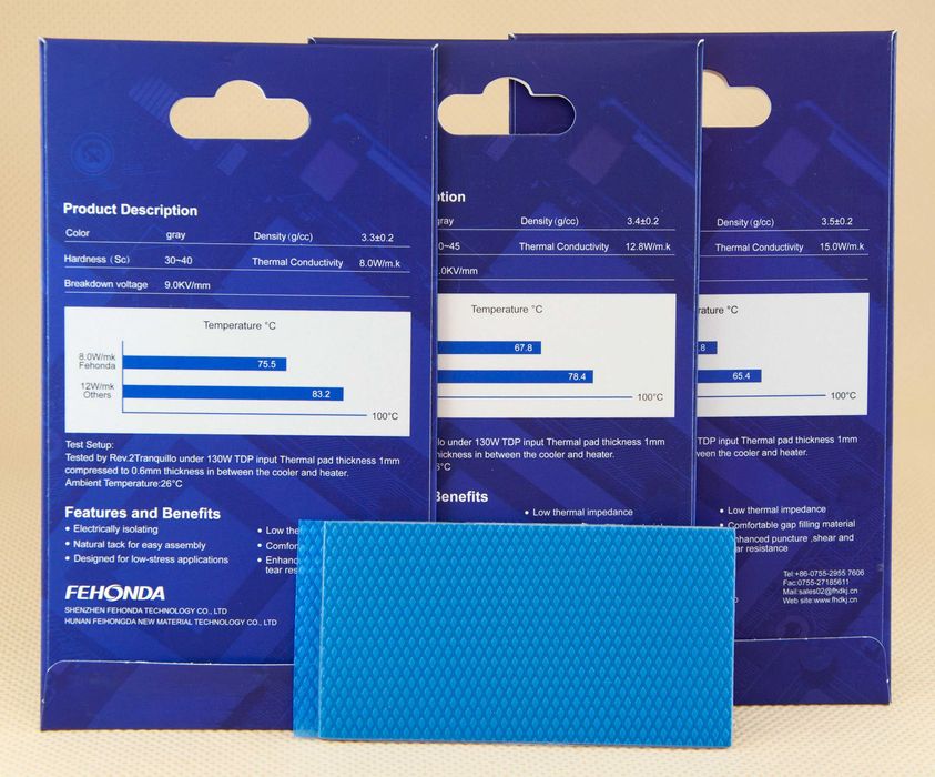 Термопрокладка жидкая FEHONDA TF6001 16-18W термопаста TG-8 TR-50