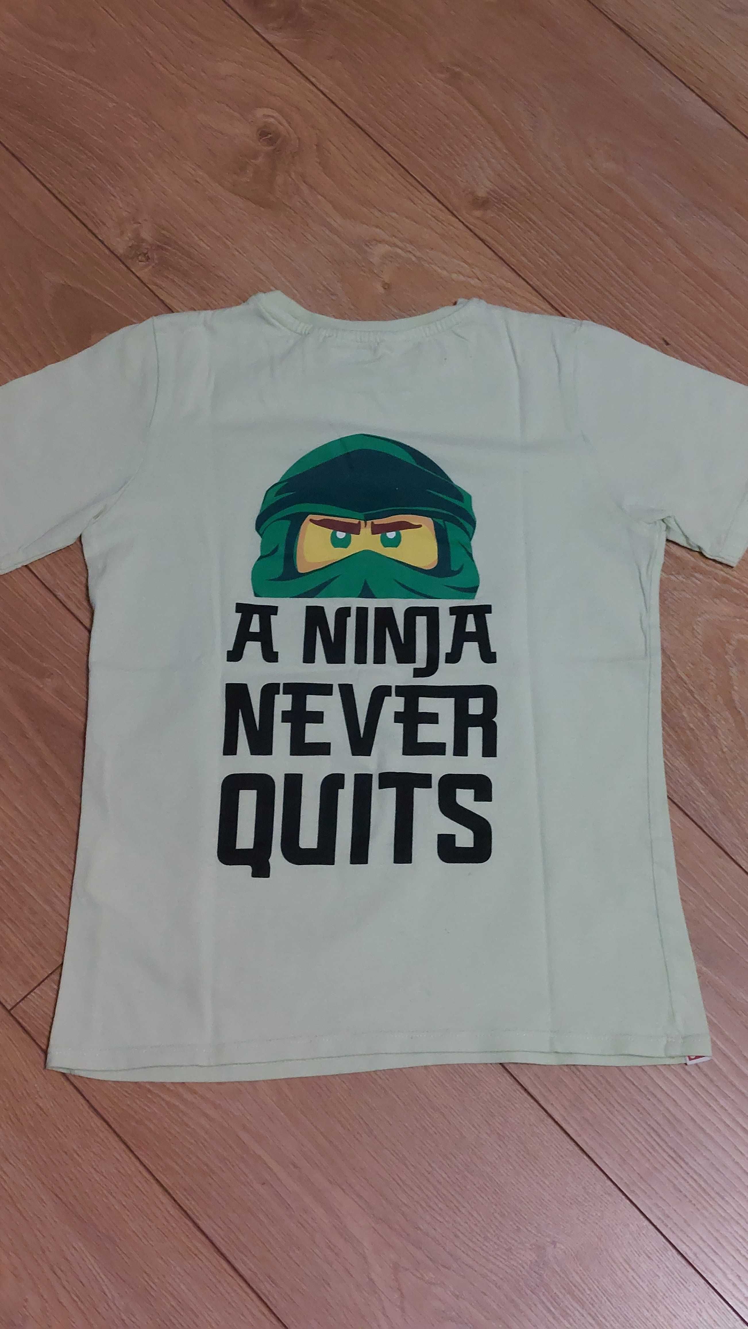 Koszulki z krótkim rękawem dla chłopca 5szt t-shirt 134 140 ninjago