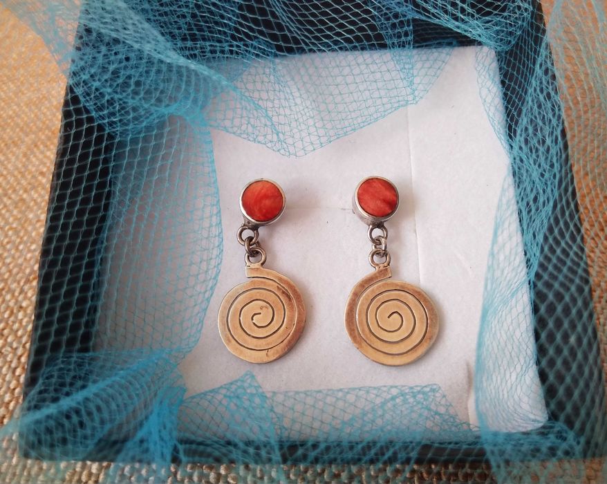 Srebrne kolczyki handmade