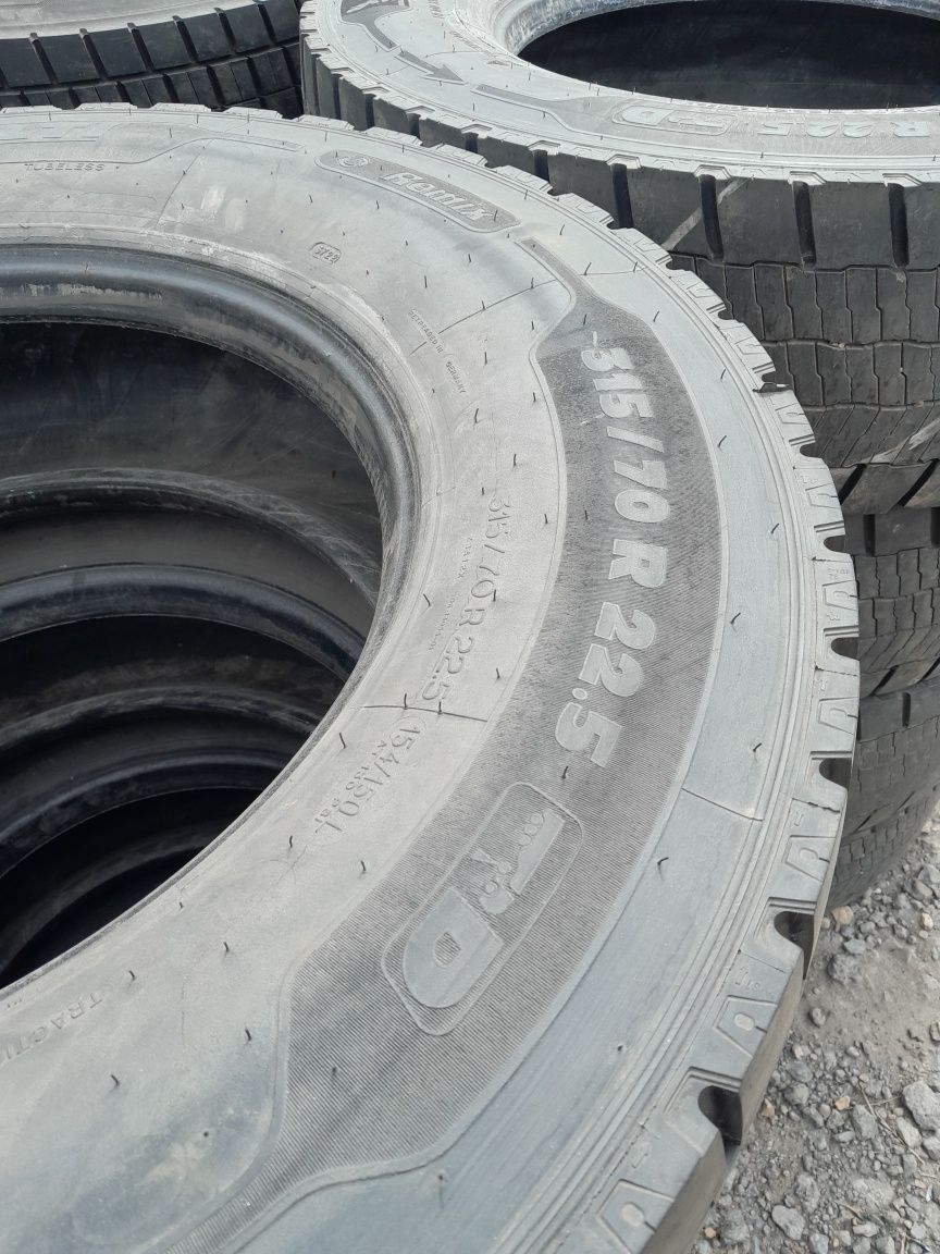 315/70R22.5 Michelin X multi D Remix Napęd komplet