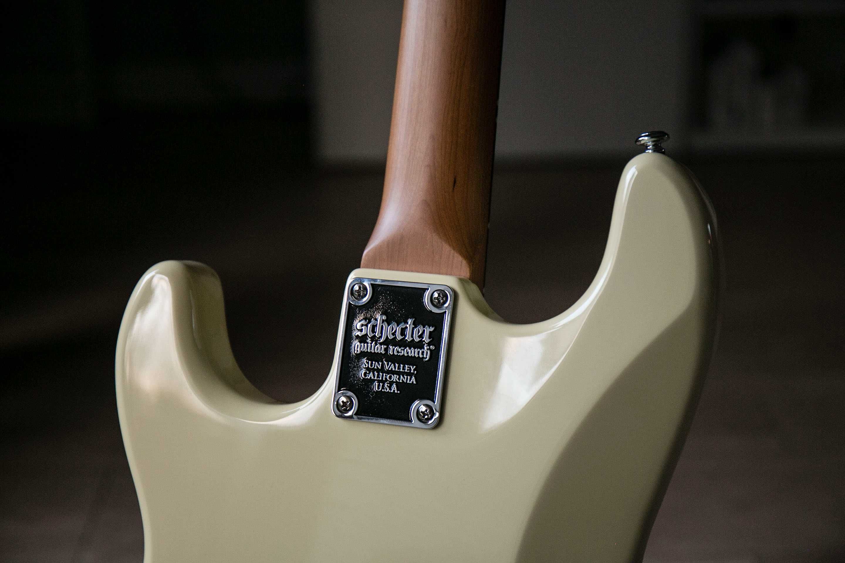 Schecter Jack Fowler Traditional Ivory stratocaster