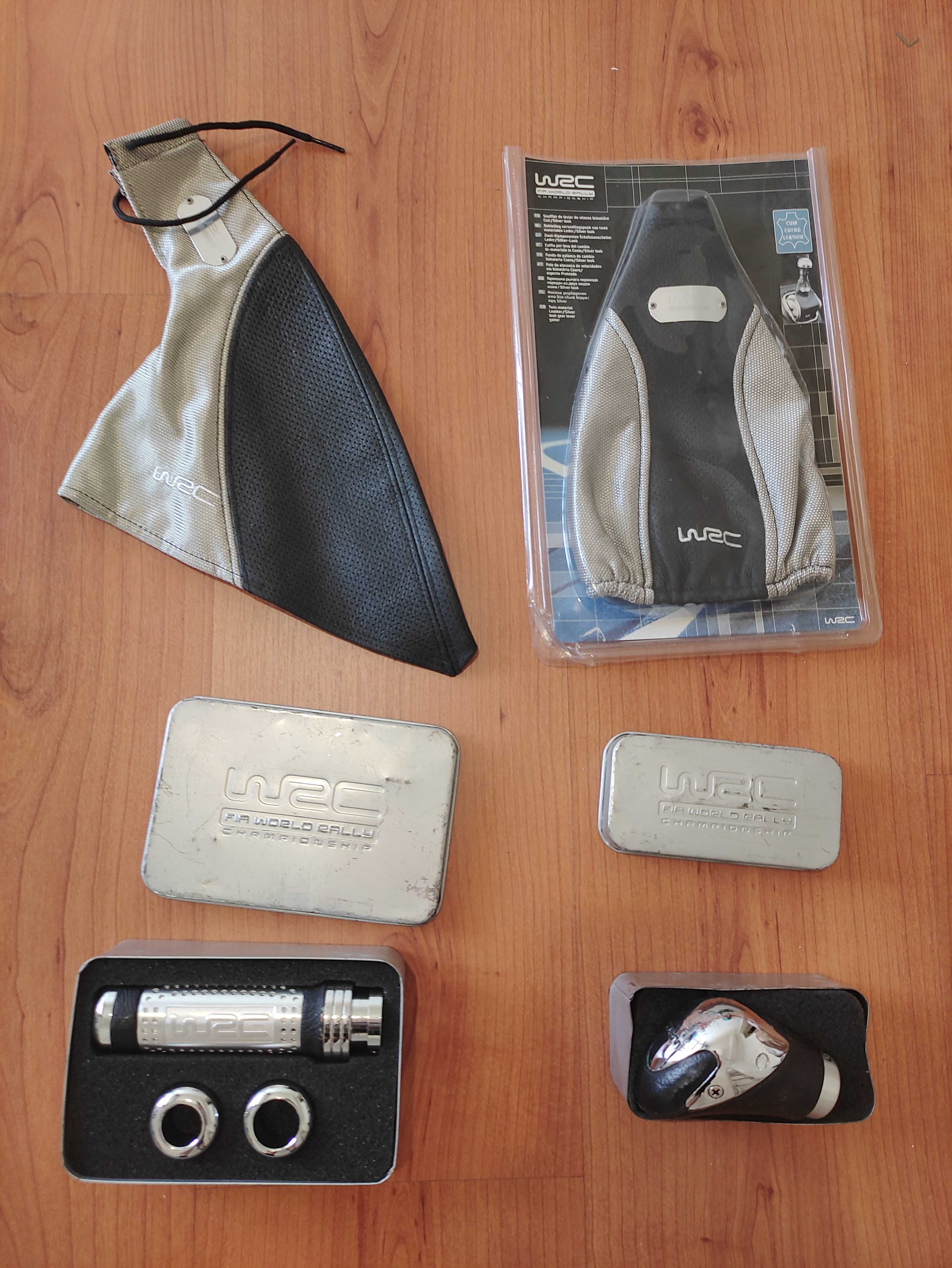 Kit universal WRC (manete+fole mudanças; punho de travão de mão+fole)