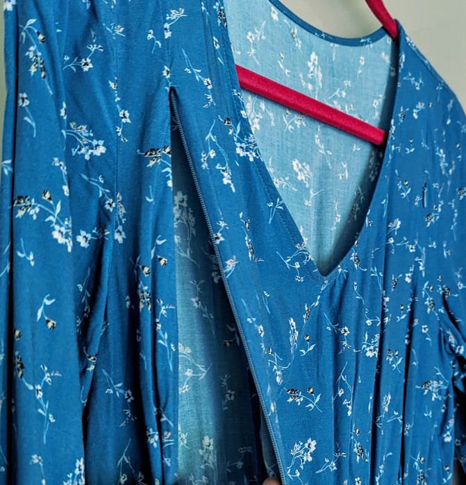 Sukienka ciążowa i do karmienia Lovely Dress Midi 3/4  milk & love