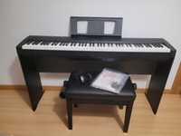 Piano yamaha P45 usado como novo