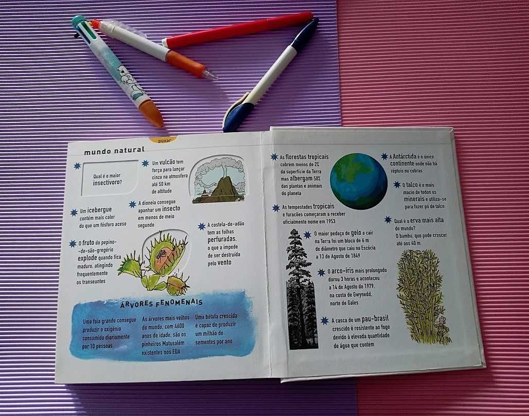 Livro infantil cartonado ”Factos Fenomenais Divertidos” Edicare Lda