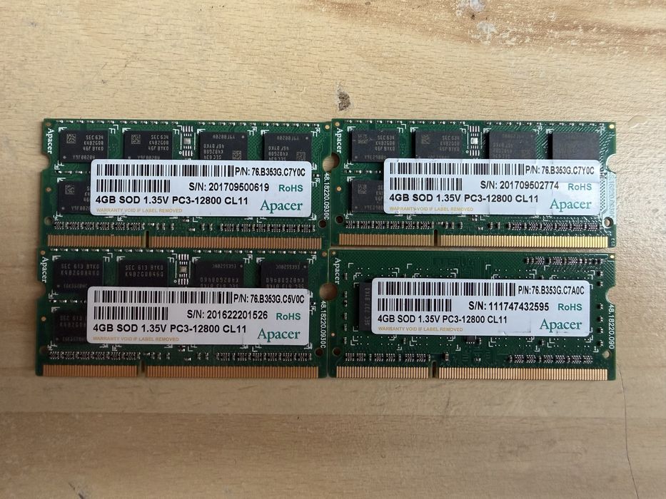 Pamięć RAM 4GB PC3L