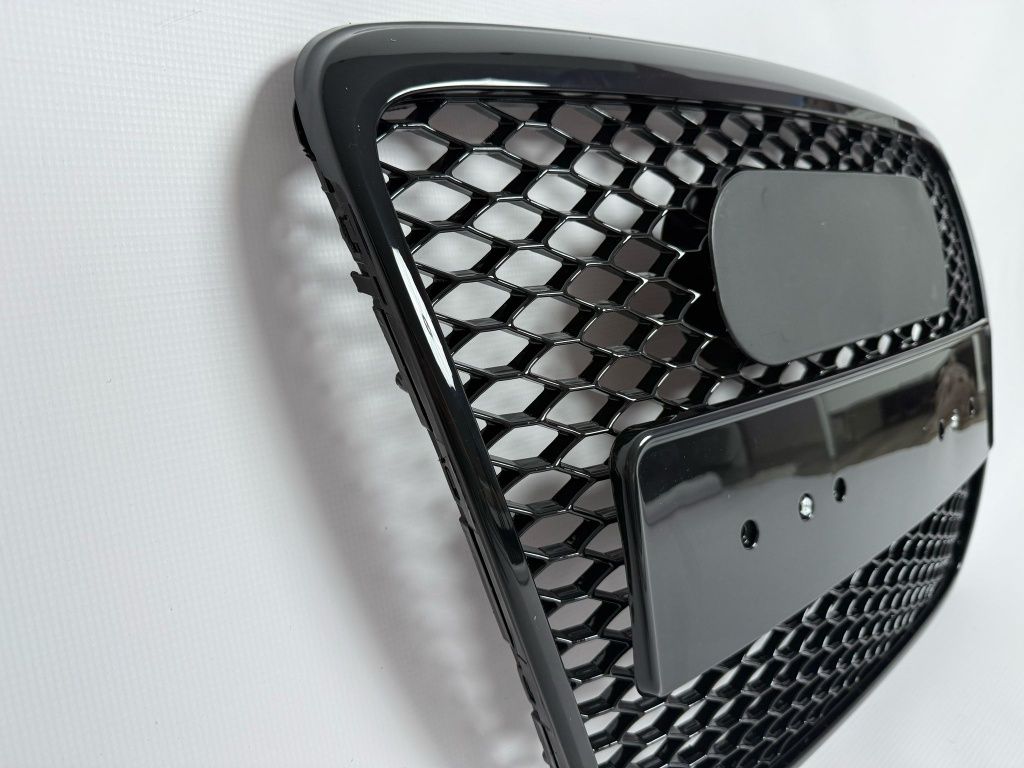 Atrapa Chłodnicy A6 C6 PLASTER Miodu Grill 04-12 Czarny Połysk