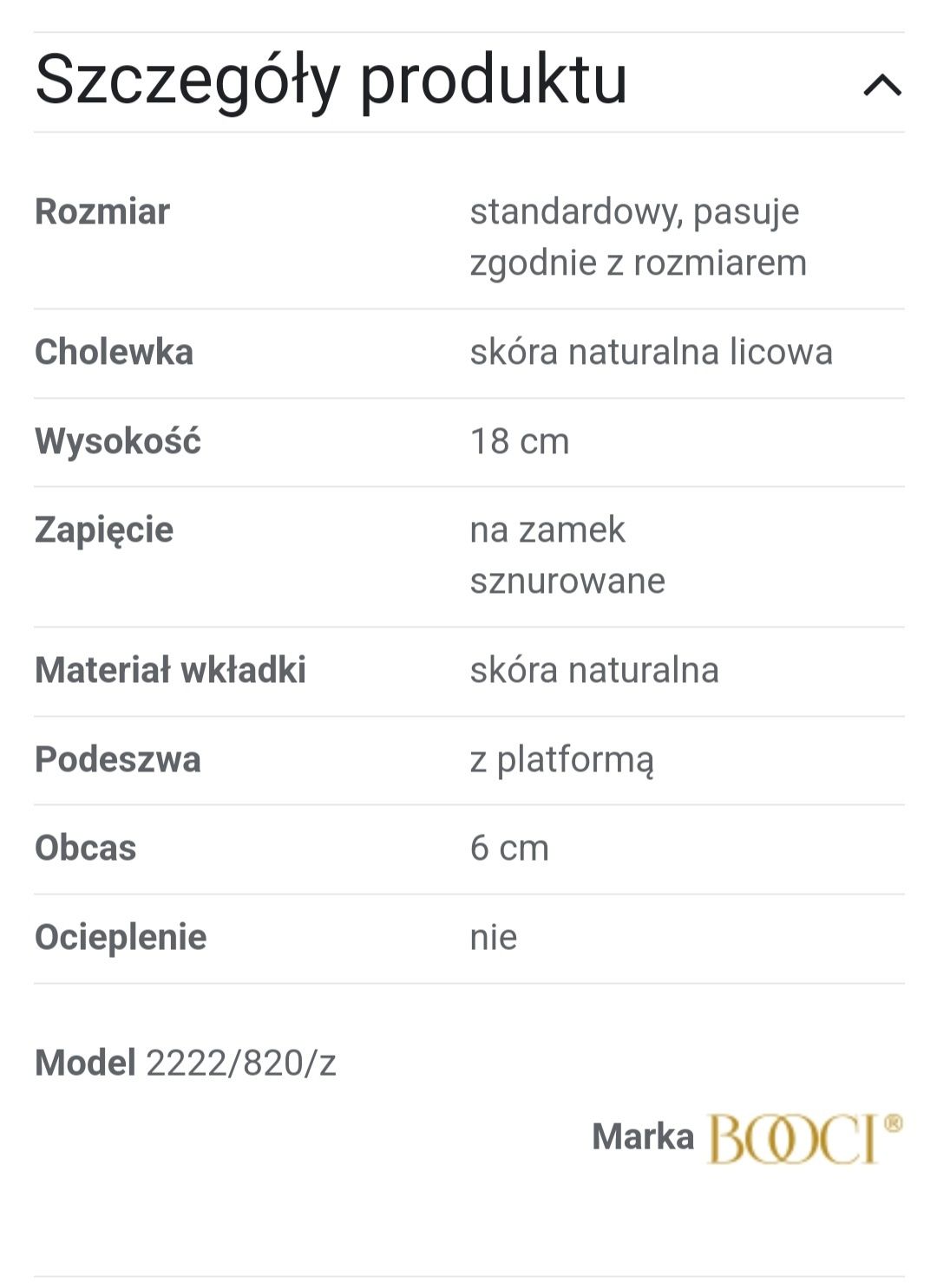 Botki bocci 36 nowe