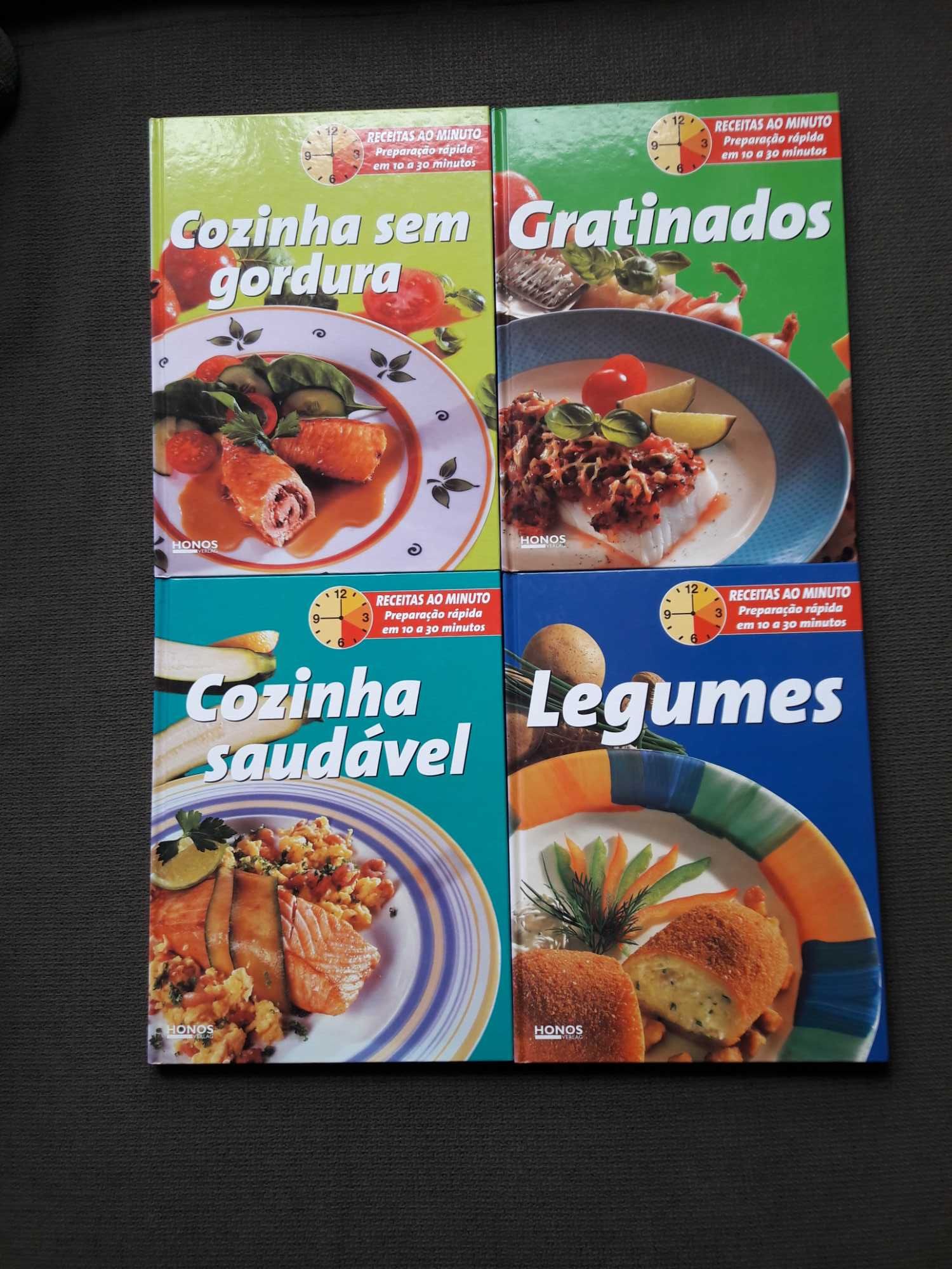 Livros cozinha como novos