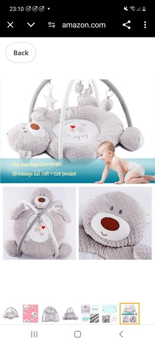 Дитячий килимок, ігровий розвиваючий килимок для дитини