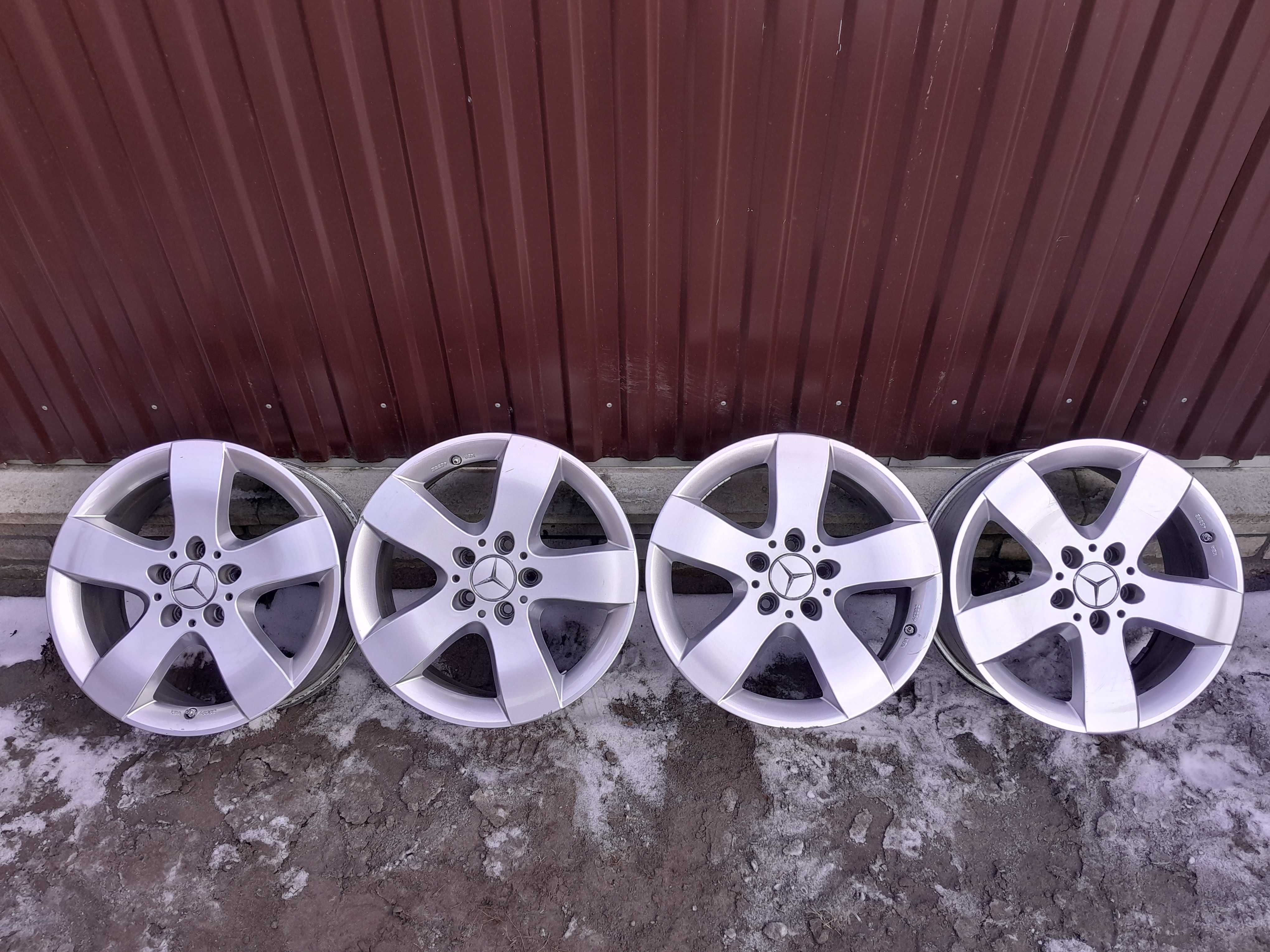 оригінальні диски Mercedes-Benz r17 5x112 7.5j et48 Ц.О 66.6