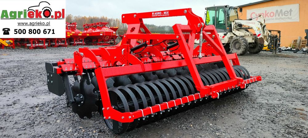 Brona Talerzowa, Agregat Wał Strunowy, Rurowy - Daszkowy