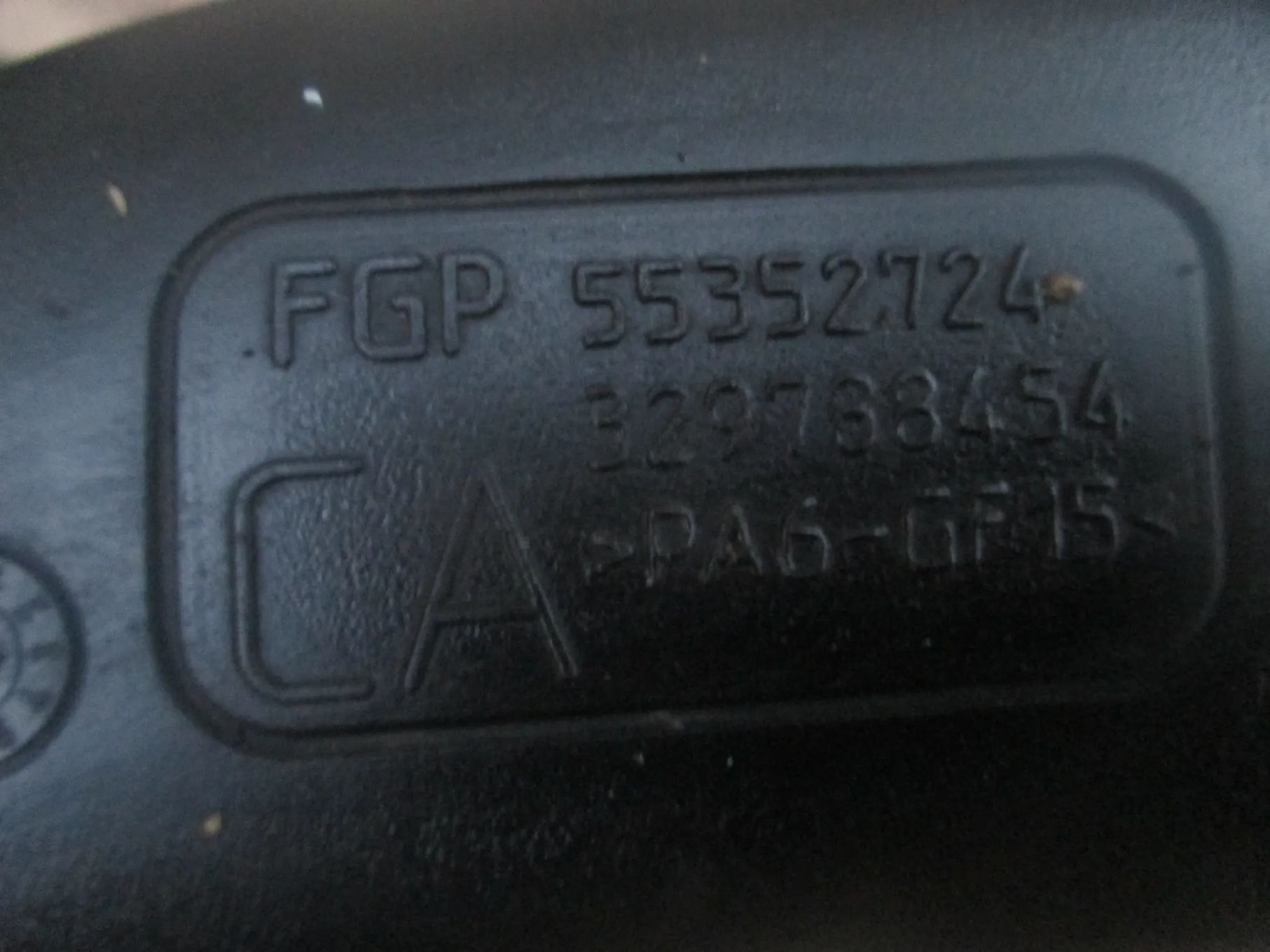Rura Dolot turbiny Opel Vectra C 1.9 CDTI 55352724 329788454