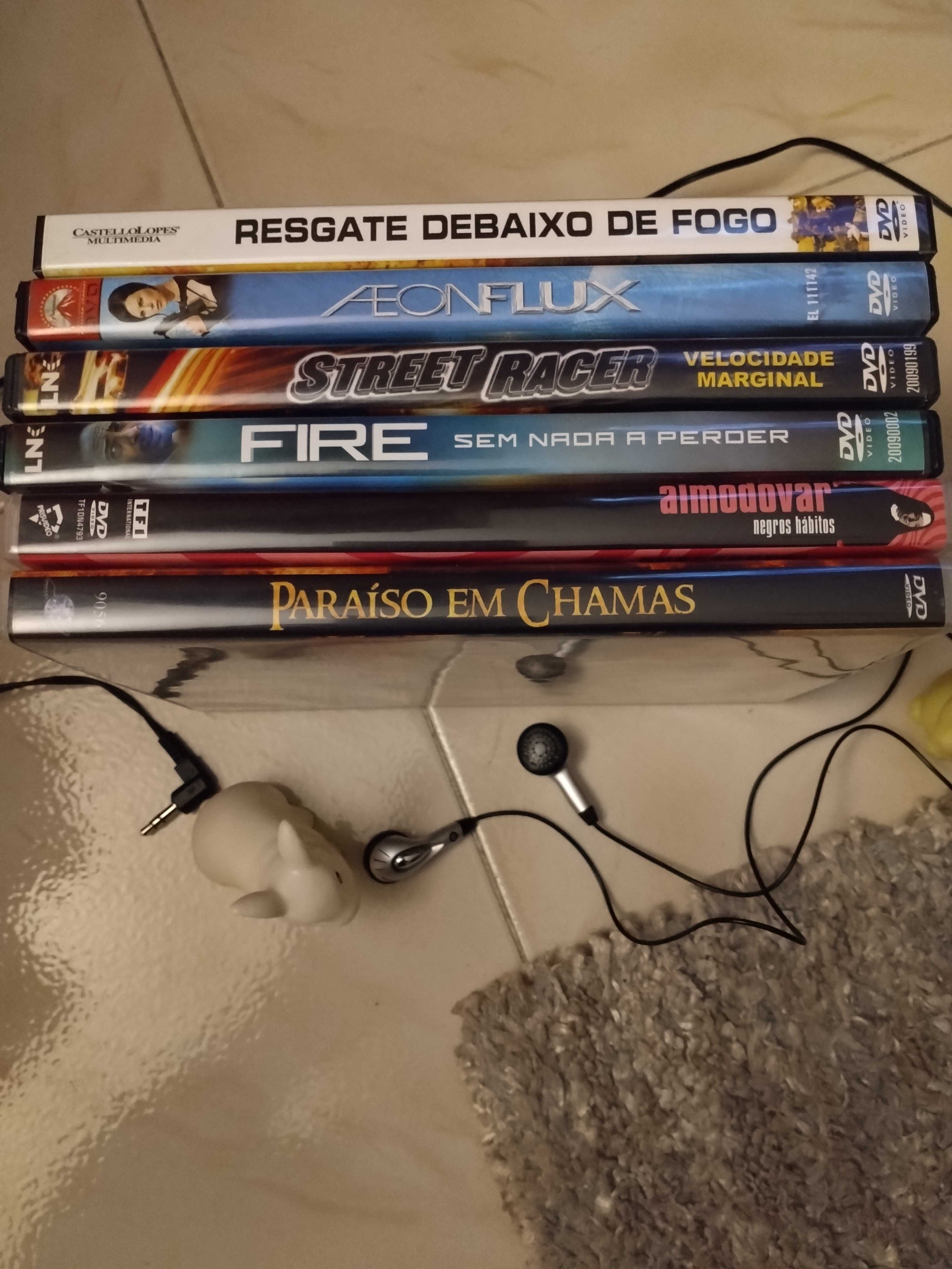 DVDs - cinema variado - cada 1,10€ ou conjunto a 5,00€