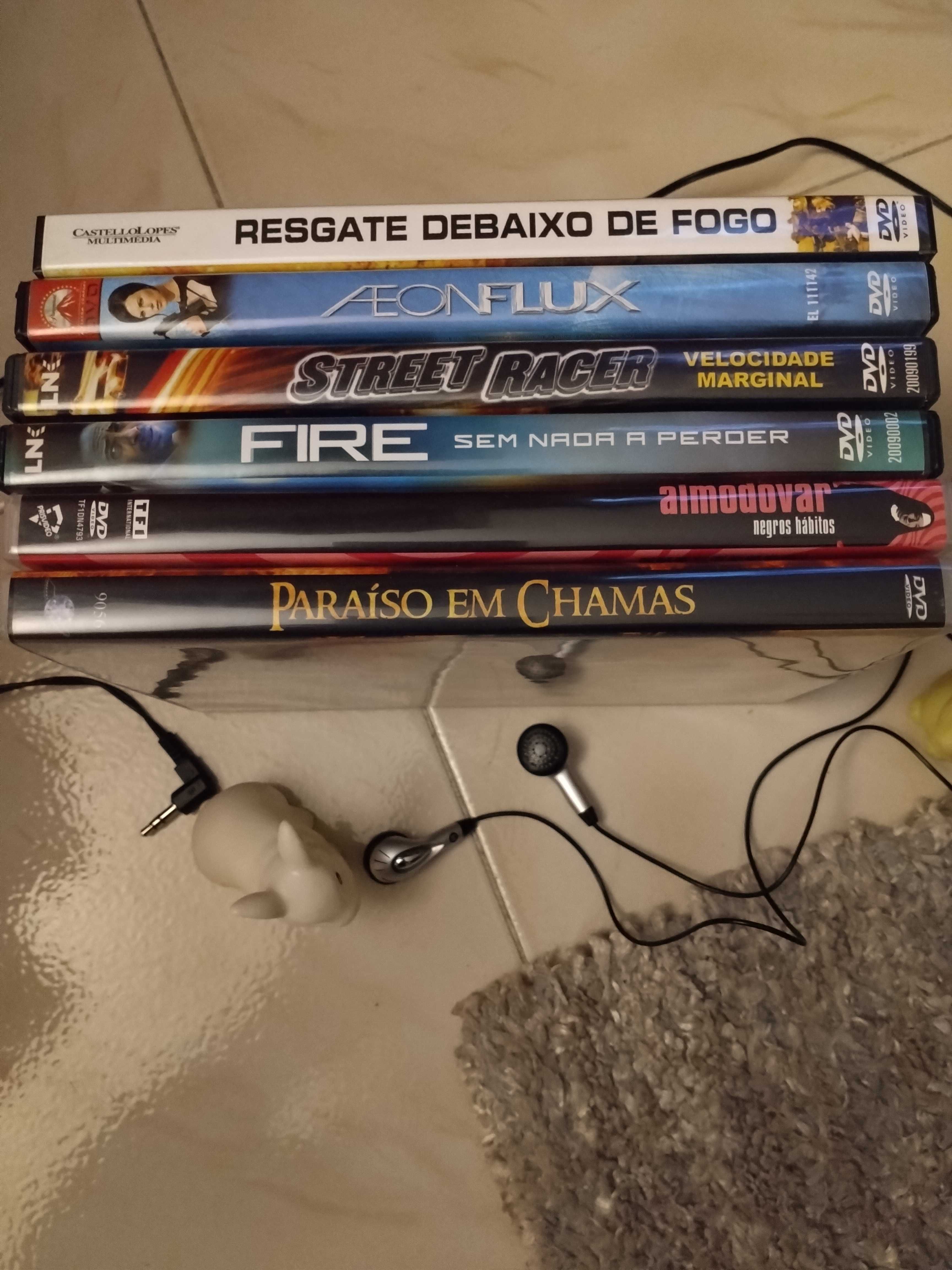 DVDs - cinema variado - cada 1,20€ ou conjunto a 6,00€