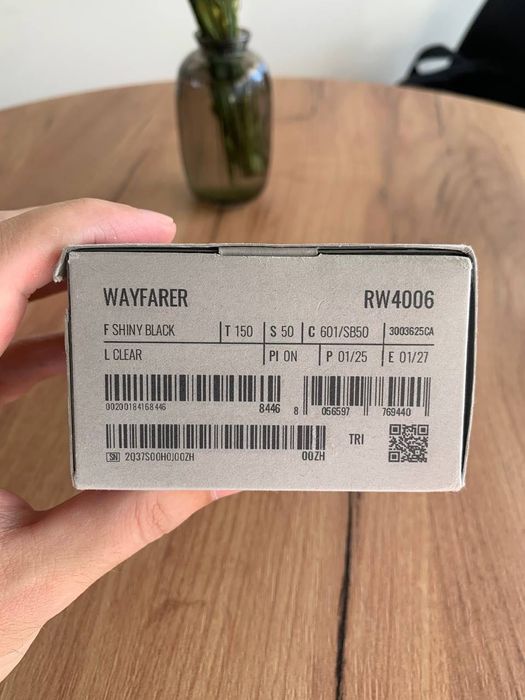 Смарт-окуляри Ray-Ban Meta Wayfarer SHINY BLACK CLEAR