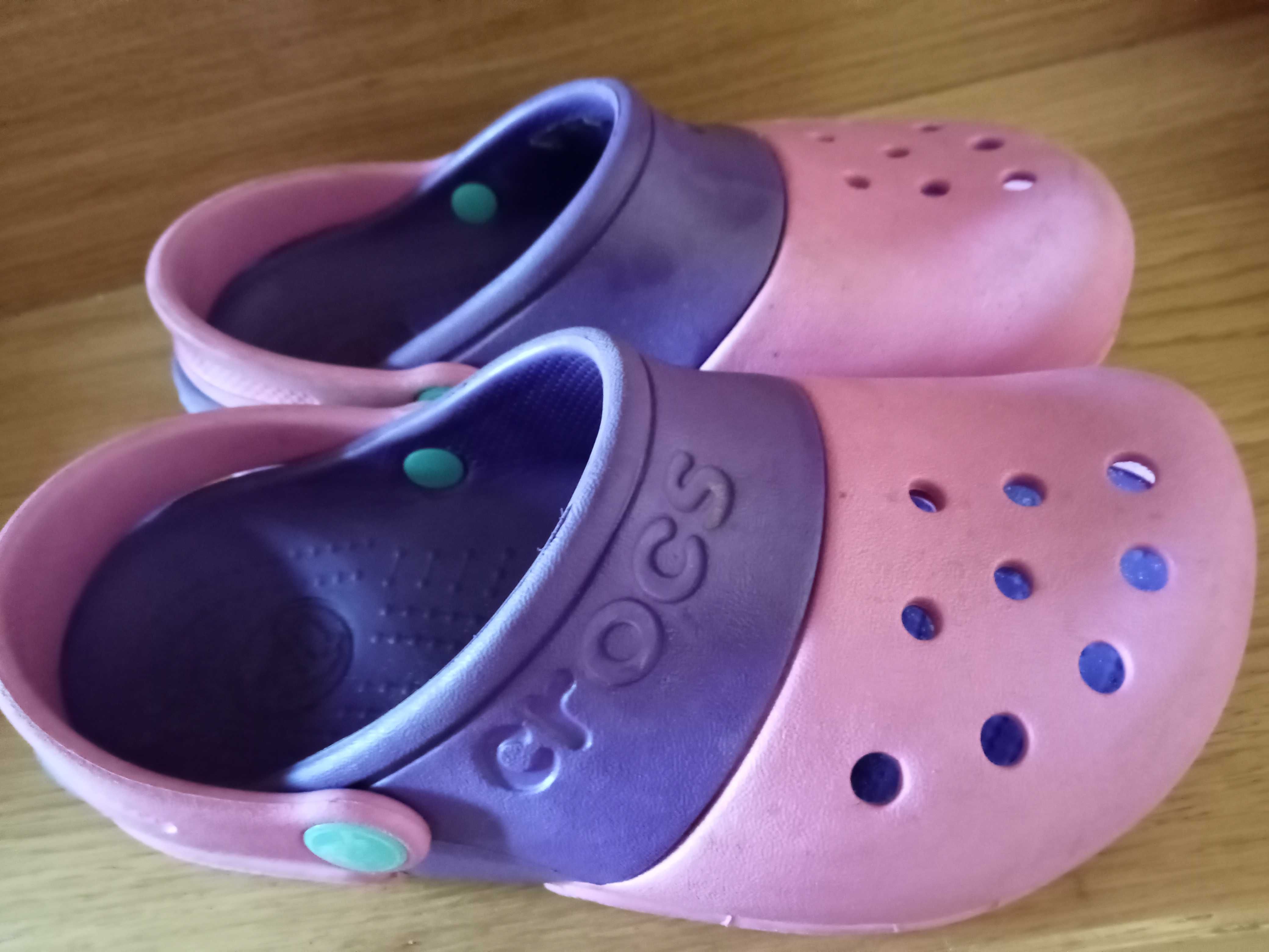 Jak nowe firmowe Crocs 31 32 klapki sandały dla dziewczynki