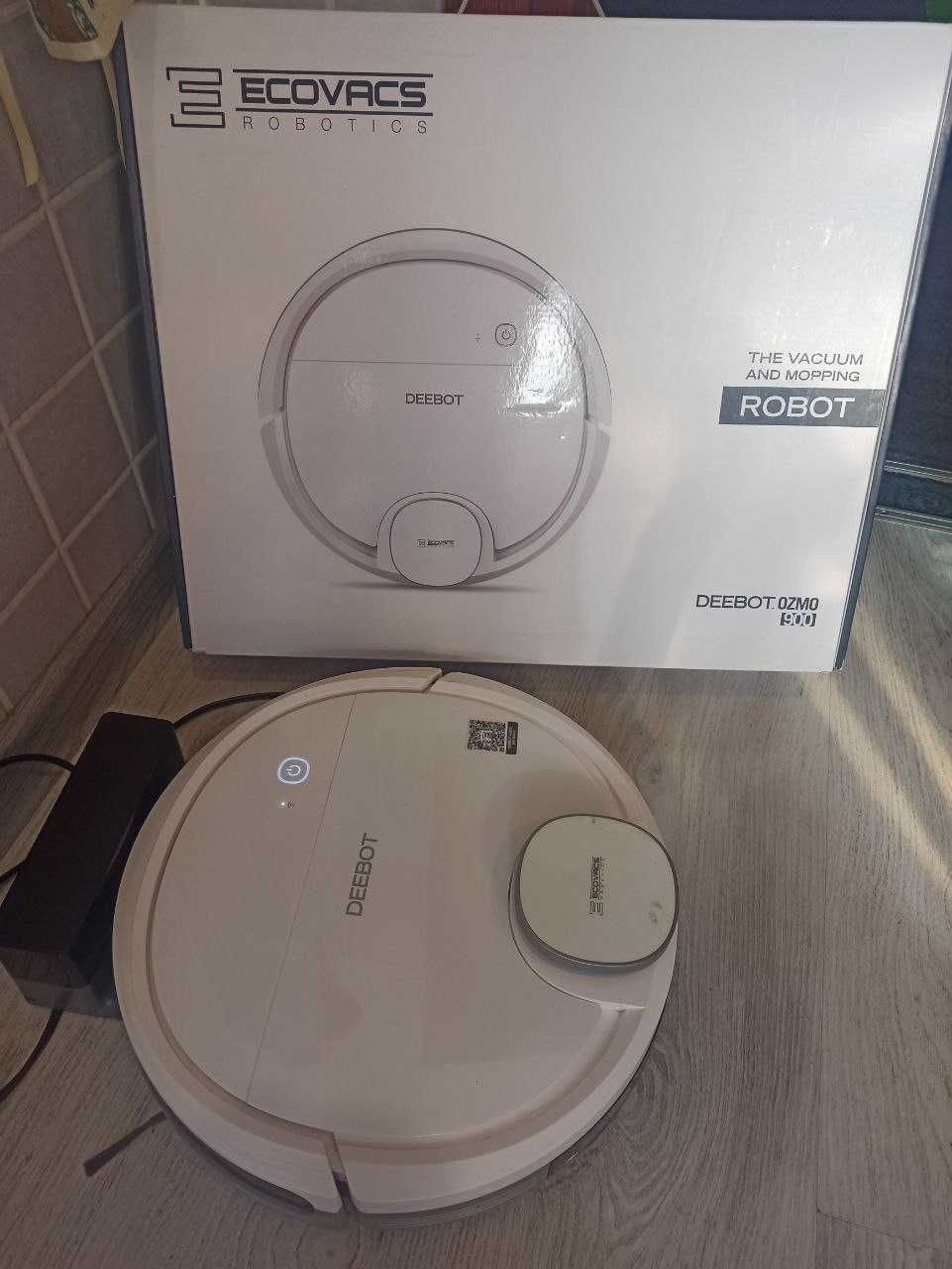 Робот-пылесос ECOVACS DEEBOT OZMO 900 White