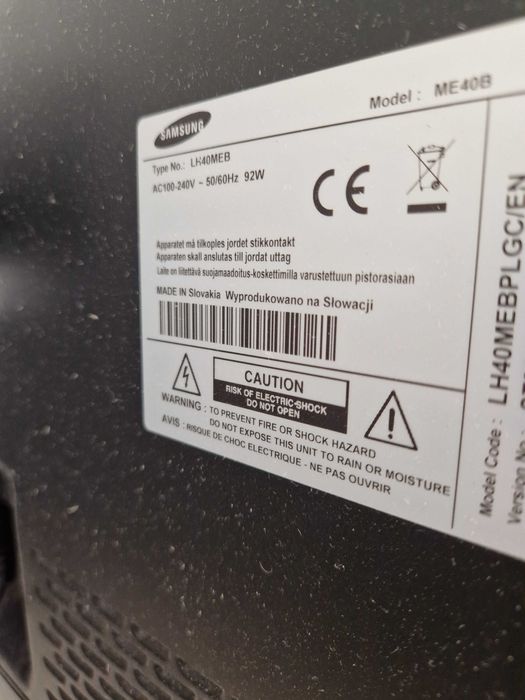 Monitor Samsung 40 cali