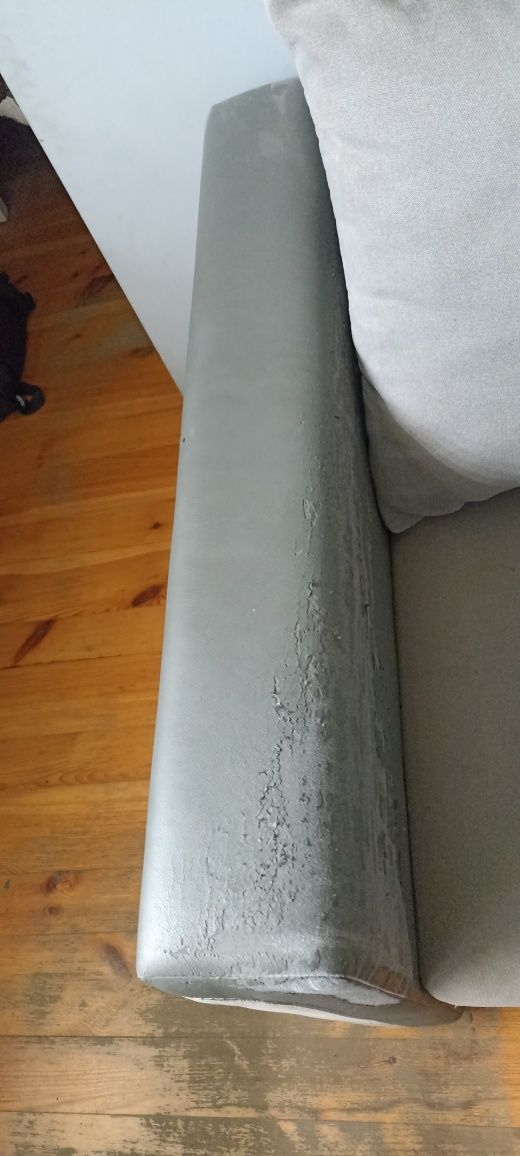 Sofa rozkladana szara