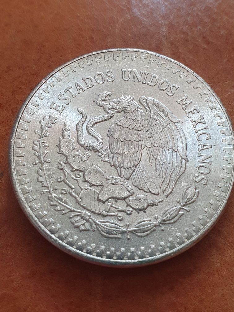 Bogini  1982 meksyk srebna moneta kolekcjonerska