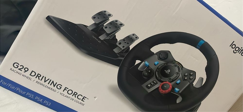 Volante G29 com 5 anos de garantia