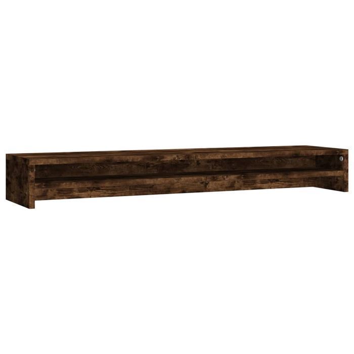 Vidaxl Podstawka Pod Monitor, Przydymiony Dąb, 100X24X13 Cm