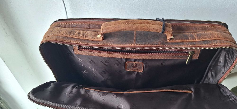 Torba na laptopa skórzana DONBOLSO San Francisco XL