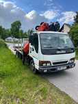 Isuzu NQR 70P, N1R 70P  Zabudowa i hds do drewna, małe i zwrotne