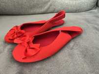 czerwone baleriny Bonprix 36 nowe