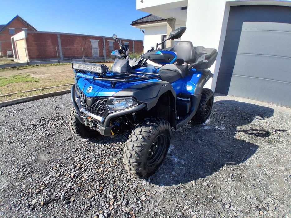 Cfmoto CFORCE 625 Touring Long kufer, ledbar, grzane manetki,dystanse.