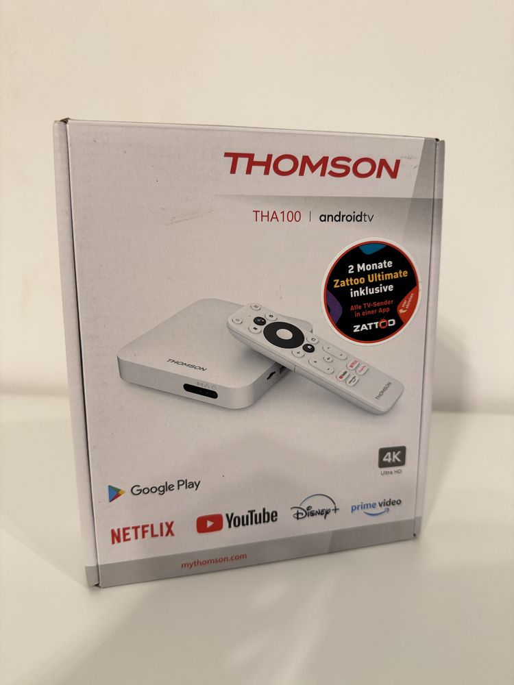 Приставка ТВ Thomson THA100+ 4K ultra HD