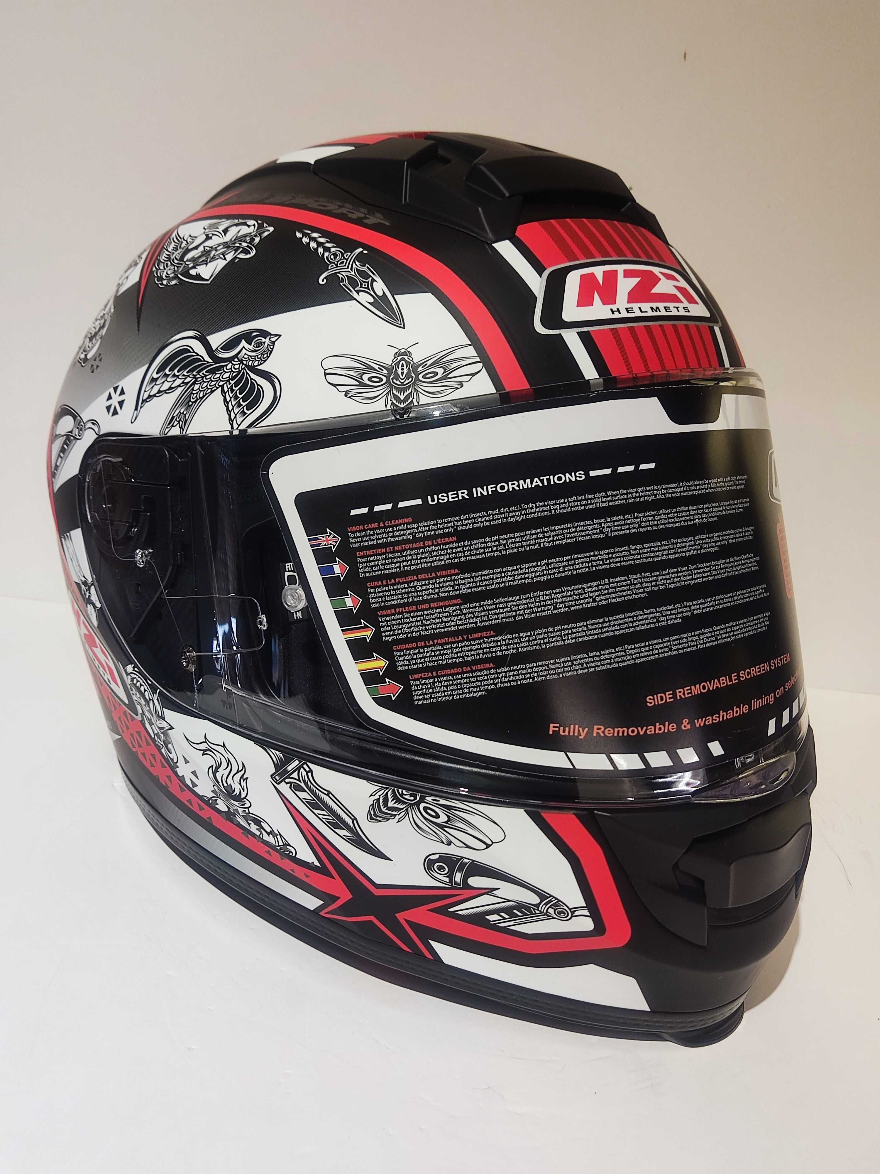 Capacete NZi integral mota scooter novo