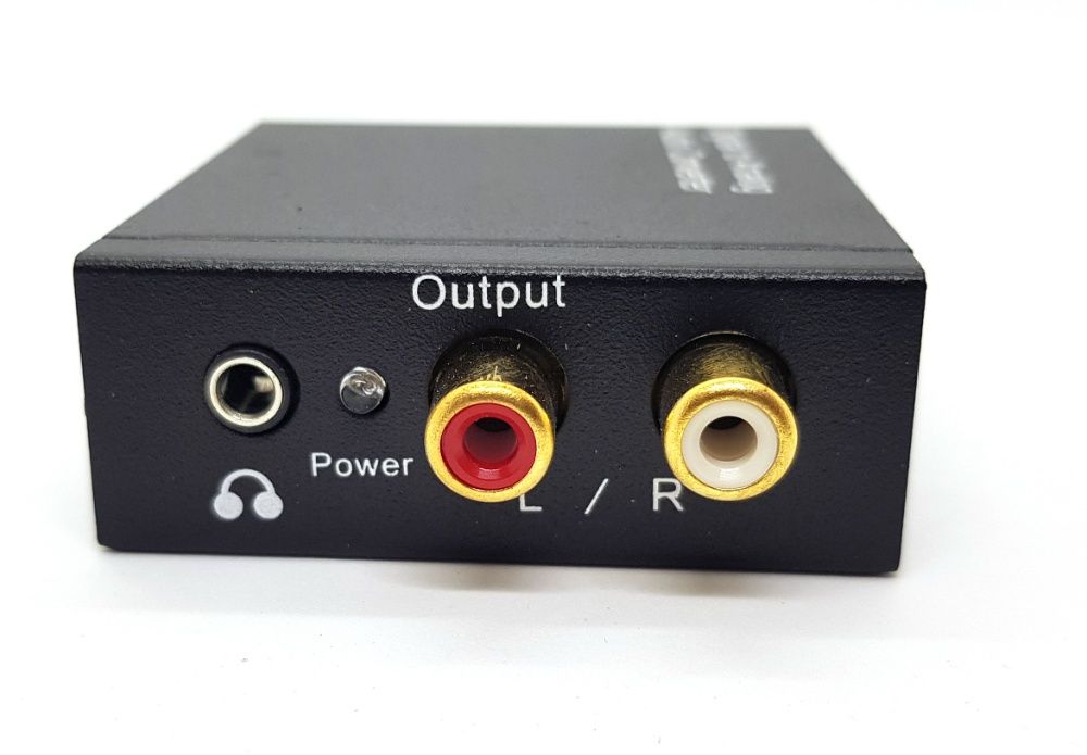 Конвертер оптический звука аудио цифры в аналог 3.5мм+тюльпаны ЦАП