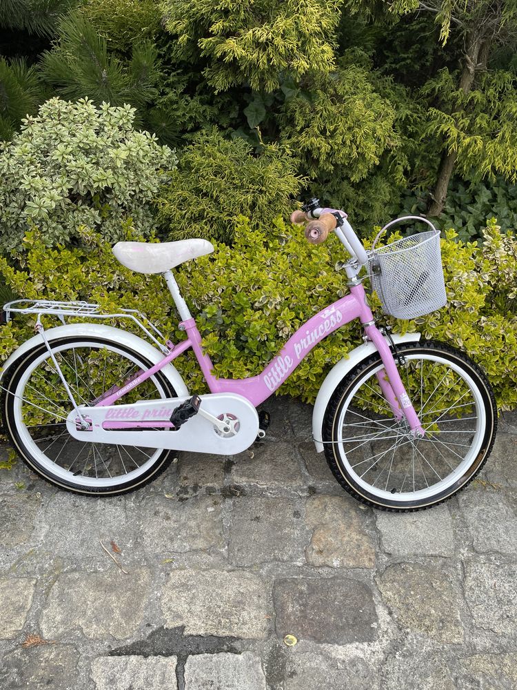Rower różowy dla dziewczynki