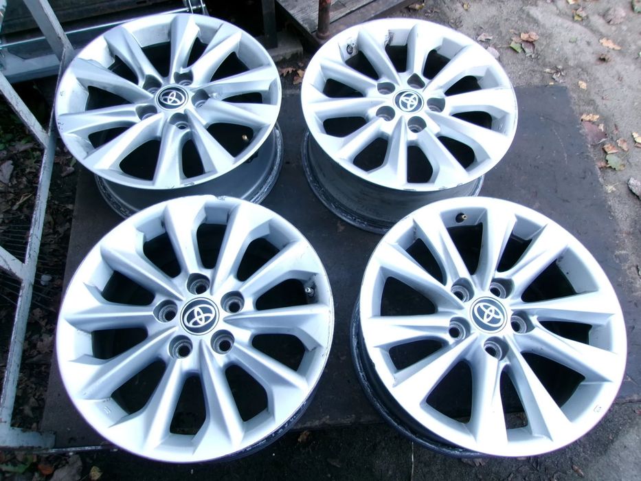 FELGI ALU 16 CALI CZUJNIKI TOYOTA AVENSIS YARIS COROLLA C-HR AURIS  VERSO 5X114,3
