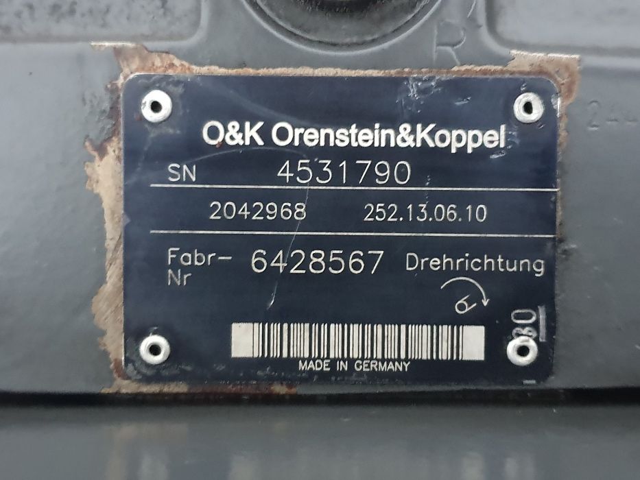 pompa hydrauliczna obrotu do koparki o&k