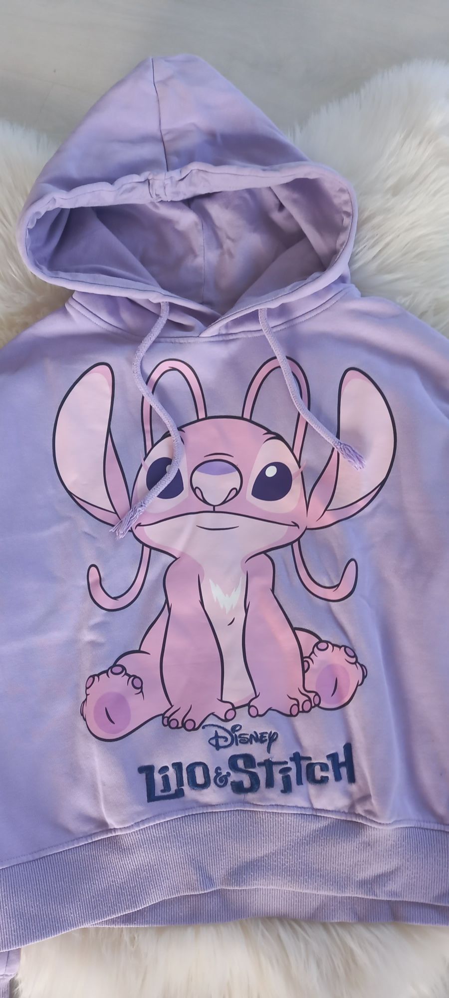 Pastelowo fioletowa bluza Stitch House XS/S
