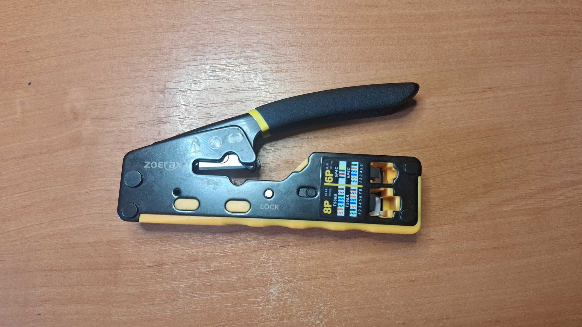 Кримпер для витой пары обжимка клещи RJ45 RJ11 Крімпер