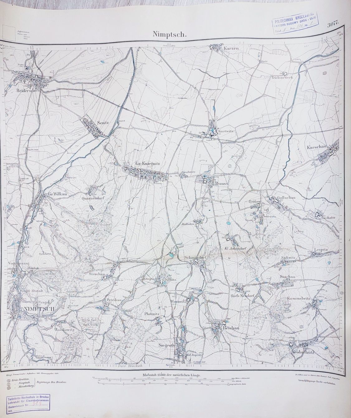 Stare niemieckie mapy Śląska 1910–1940 – oryginalne, unikalne