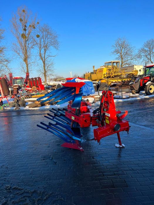 Pług 3 skibowy obrotowy Vogel Noot zabezpieczenia resorowe