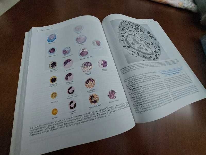 Livro “Histologia Básica” em excelente estado