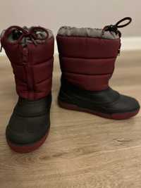 Зимові бордові чоботи дутики  Alisa Line Alaska