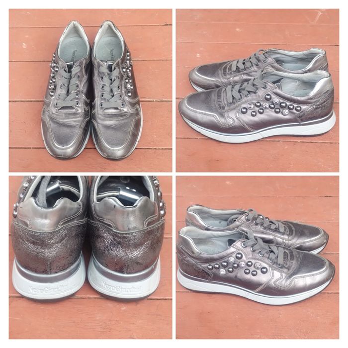 Кросівки різних брендів.