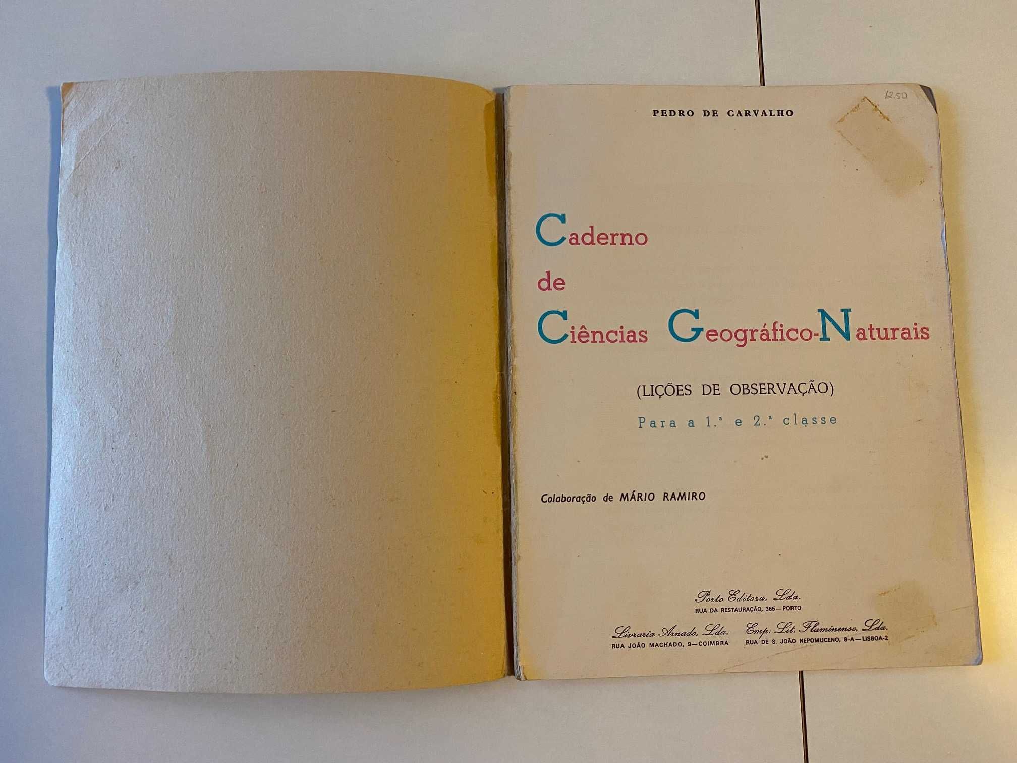 Livro de Ciências 1ª e 2ª classe antigo 1973 (ctt grátis)