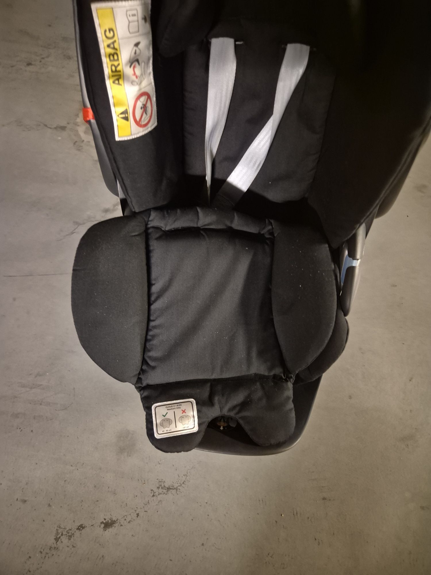 Cybex cloud z isize baza plus fotelik czarny